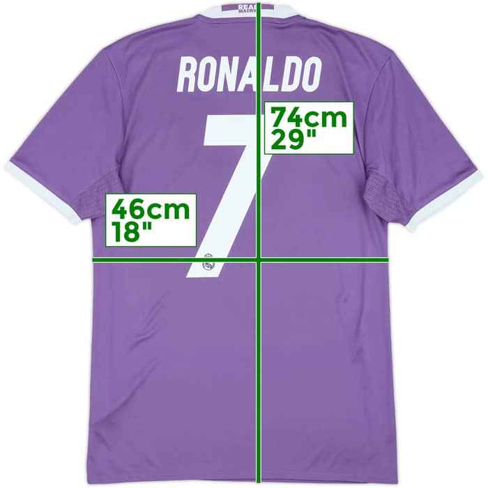 2016-17 Real Madrid Away Shirt Ronaldo #7 - 8/10 - (S)
