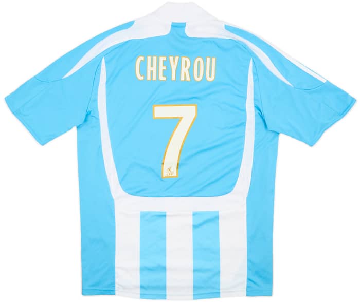 2007-08 Olympique Marseille Away Shirt Cheyrou #7 - 8/10 - (M)