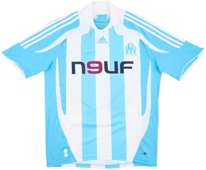 2007-08 Olympique Marseille Away Shirt Cheyrou #7 - 8/10 - (M)