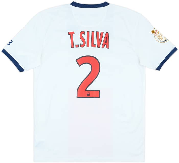 2013-14 Paris Saint-Germain Away Shirt T.Silva #2 - 8/10 - (M)