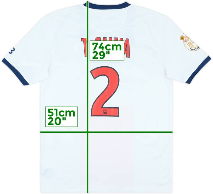 2013-14 Paris Saint-Germain Away Shirt T.Silva #2 - 8/10 - (M)