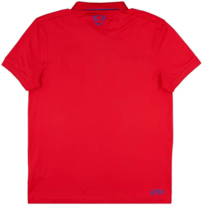 2009-10 Atletico Madrid Nike Polo Shirt - 9/10 - (L)