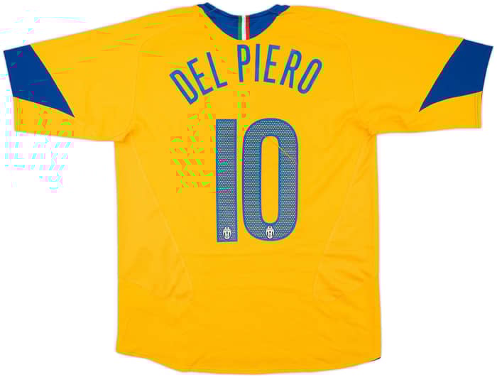 2005-06 Juventus Third Shirt Del Piero #10 - 6/10 - (M)