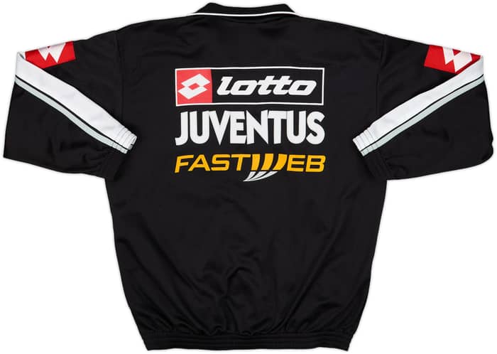2002-03 Juventus Lotto Scuola Calcio 1/4 Zip Track Top - 8/10 - (M)