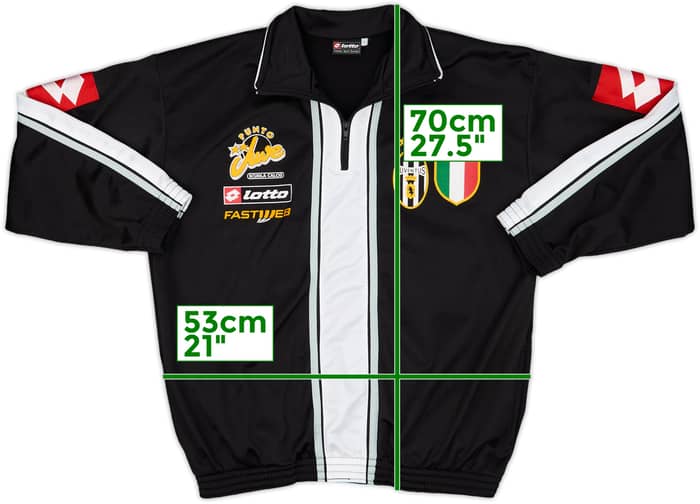 2002-03 Juventus Lotto Scuola Calcio 1/4 Zip Track Top - 8/10 - (M)