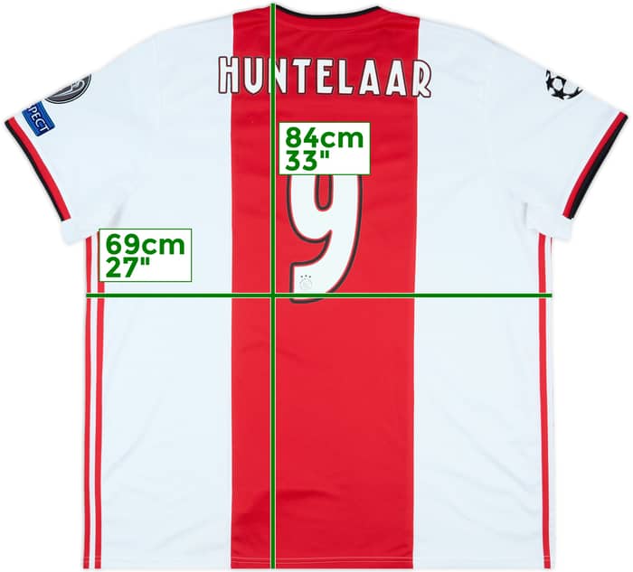 2019-20 Ajax Home Shirt Huntelaar #9 - 7/10 - (3XL)