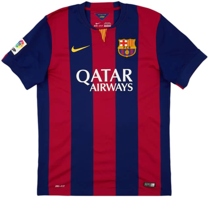 2014-15 Barcelona Home Shirt Messi #10 - 9/10 - (L)