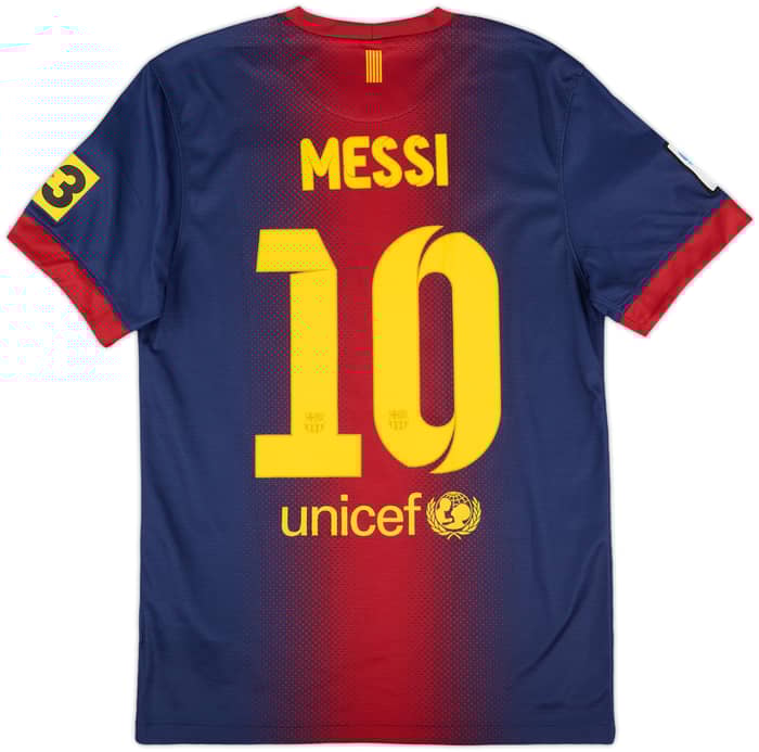 2012-13 Barcelona Home Shirt Messi #10 - 8/10 - (S)