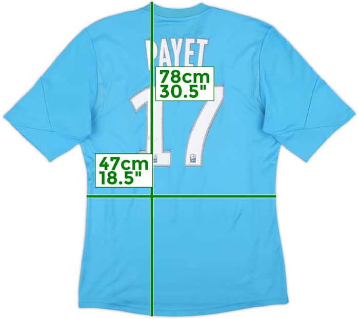 2013-14 Olympique Marseille Third Shirt Payet #17 - 5/10 - (M)