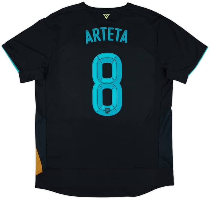 2015-16 Arsenal Third Shirt Arteta #8 - 9/10 - (XL)