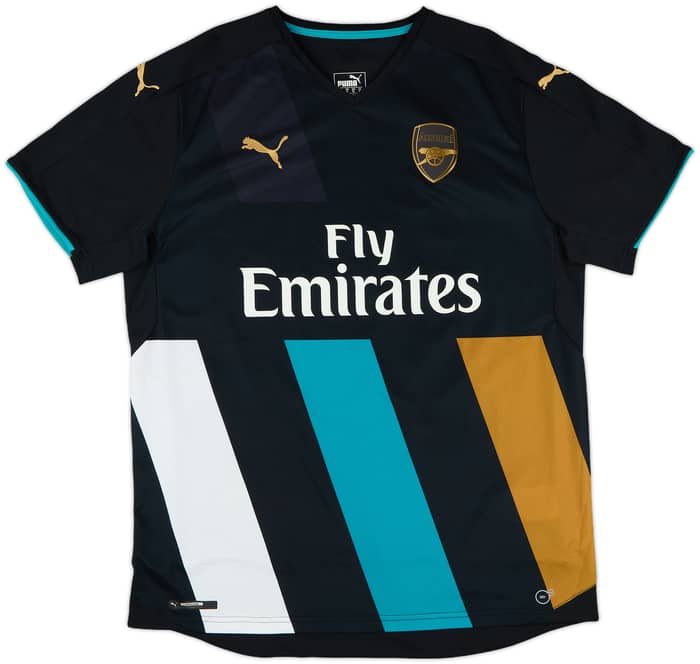 2015-16 Arsenal Third Shirt Arteta #8 - 9/10 - (XL)