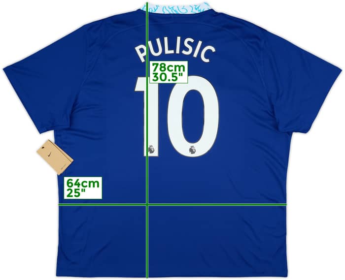 2022-23 Chelsea Home Shirt Pulisic #10 (XXL)