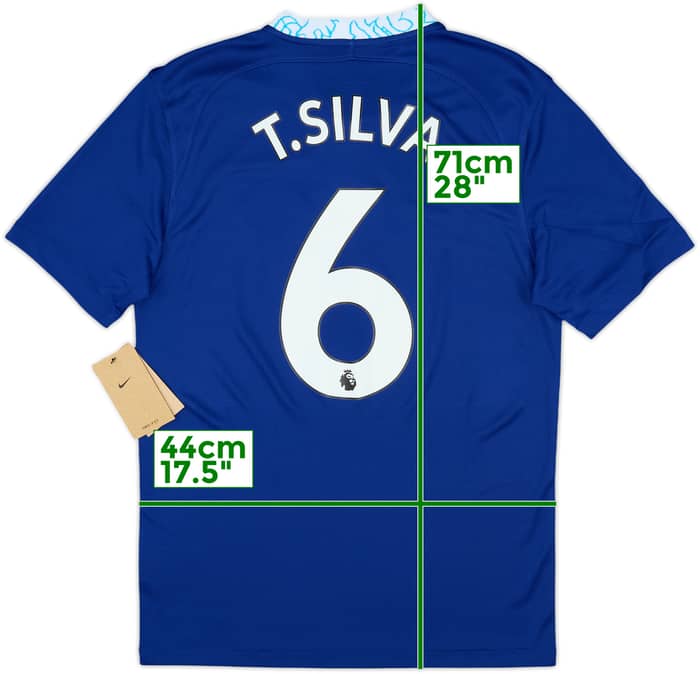 2022-23 Chelsea Home Shirt T.Silva #6 (S)