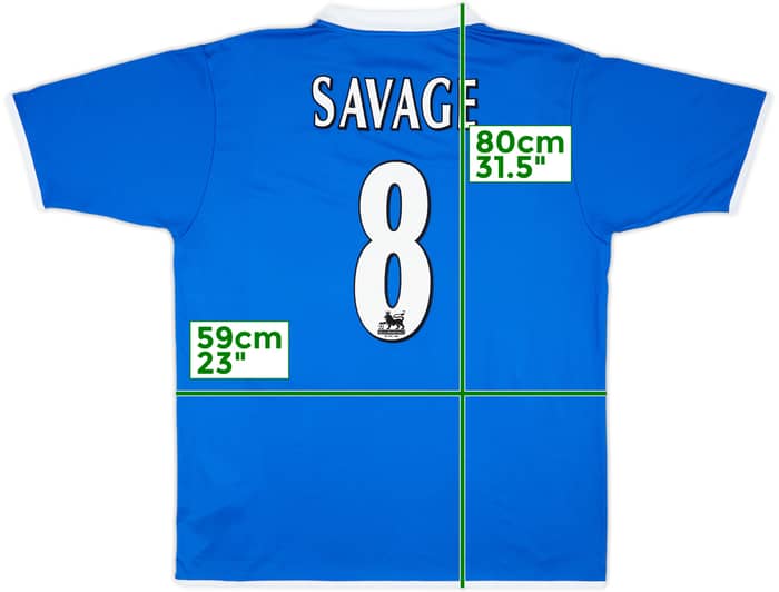 2004-05 Birmingham Home Shirt Savage #8 - 8/10 - (L)