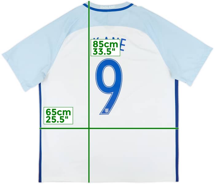 2016-17 England Home Shirt Kane #9 - 6/10 - (XXL)