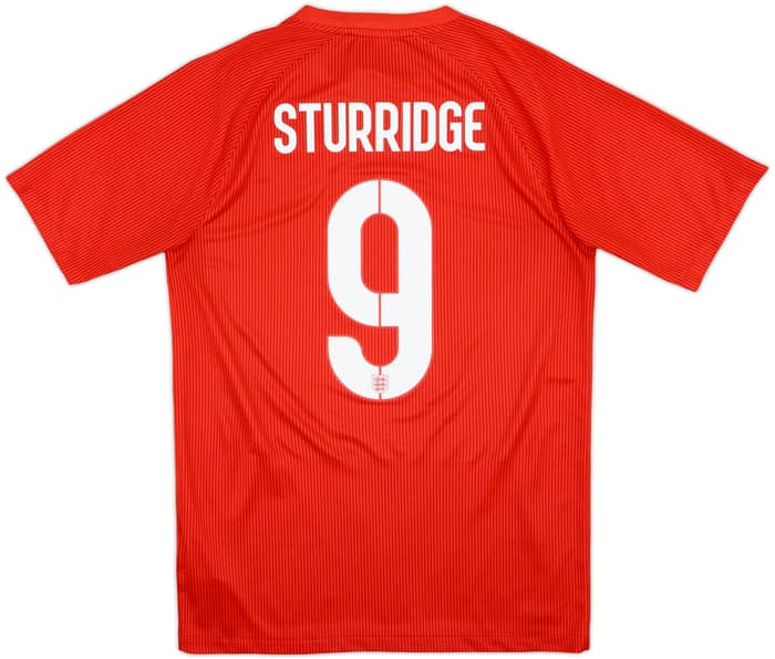 2014-15 England Away Shirt Sturridge #9 - 10/10 - (S)