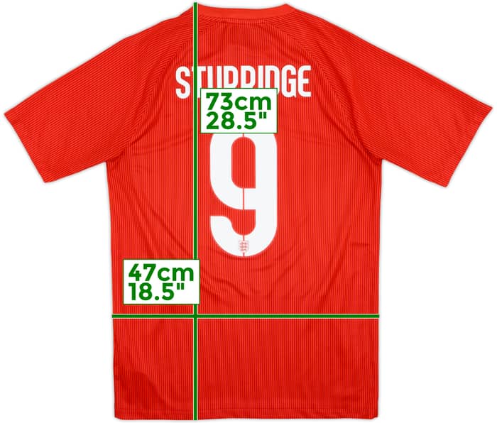 2014-15 England Away Shirt Sturridge #9 - 10/10 - (S)