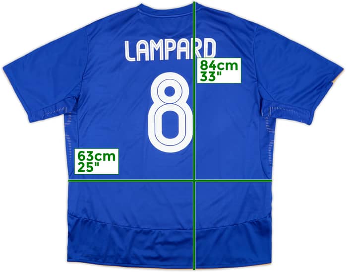 2005-06 Chelsea Centenary Home Shirt Lampard #8 - 8/10 - (3XL)