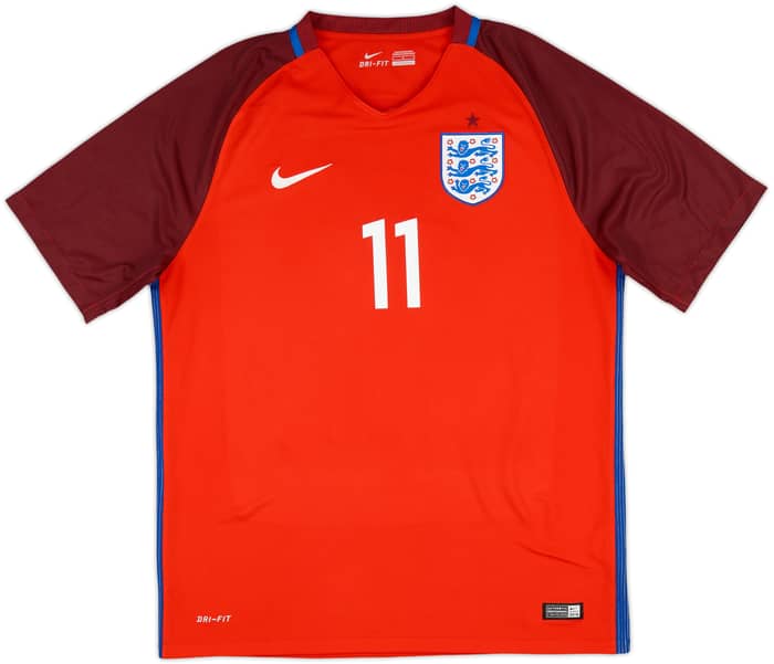 2016-17 England Away Shirt Vardy #11 - 10/10 - (L)