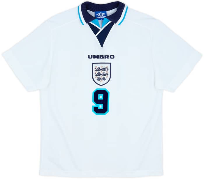 1995-97 England Home Shirt Shearer #9 - 10/10 - (M)