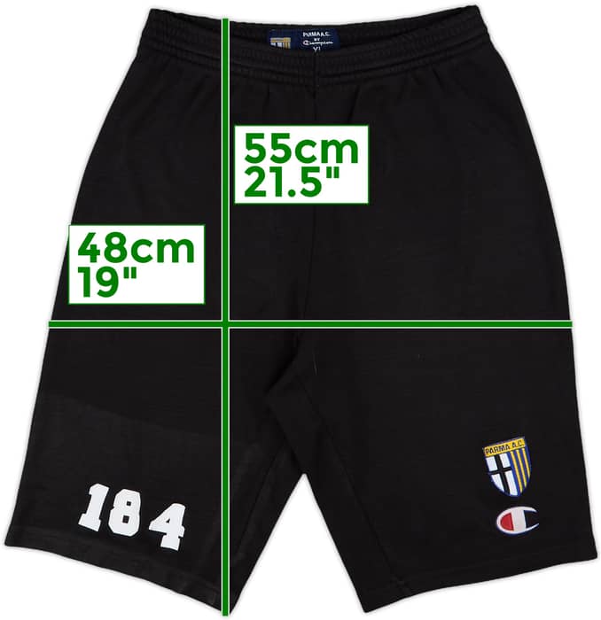 2000-01 Parma Player Issue Champion Training Shorts #184 - 6/10 - (XL)