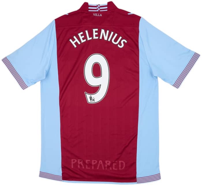 2013-14 Aston Villa Home Shirt Helenius #9 - 8/10 - (XL)