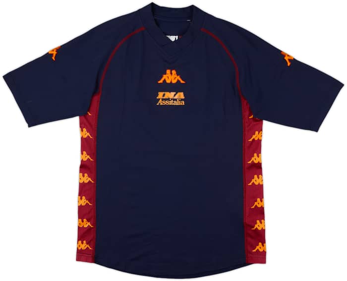 2000-01 Roma Kappa Training Shirt - 8/10 - (S)