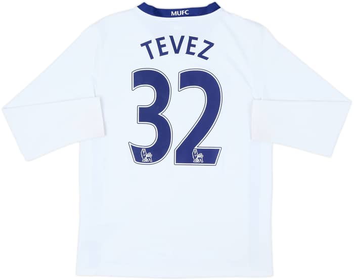 2008-10 Manchester United Away L/S Shirt Tevez #32 - 7/10 - (L.Boys)