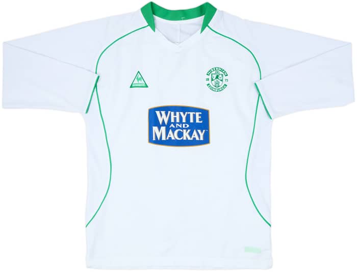 2004-05 Hibernian Away L/S Shirt Thomson #19 - 6/10 - (L)