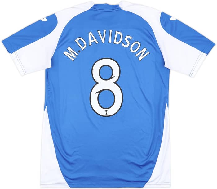 2012-13 St Johnstone Home Shirt M.Davidson #8 - 7/10 - (S)