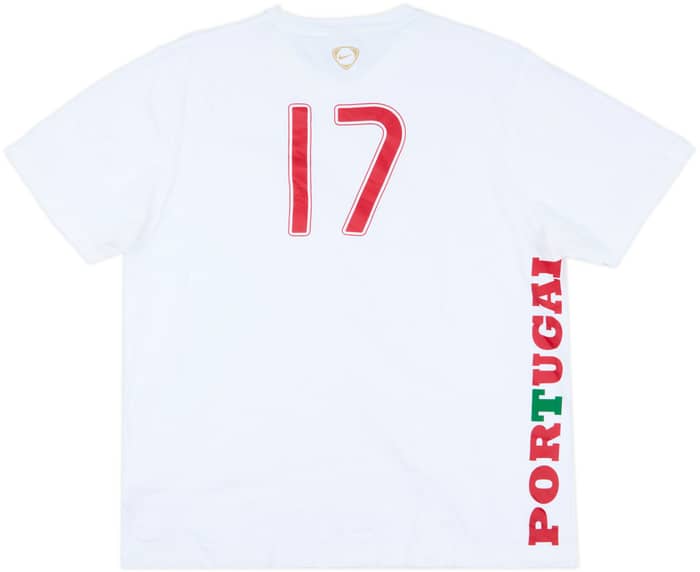 2008-09 Portugal Nike Cristiano Ronaldo Cotton Tee #17 - 8/10 - (XXL)