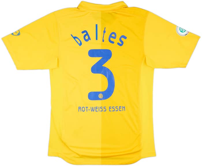 2007-08 Rot-Weiss Essen Match Issue Away Shirt Baltes #3