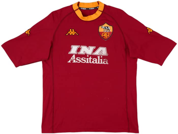 2000-01 Roma Home Shirt Delvecchio #24 - 6/10 - (XL)