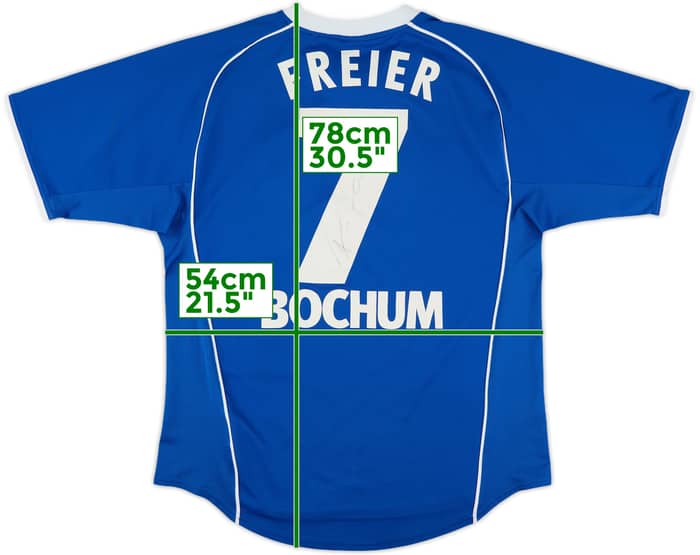 2003-04 Bochum Signed Home Shirt Freier #7 - 8/10 - (M)