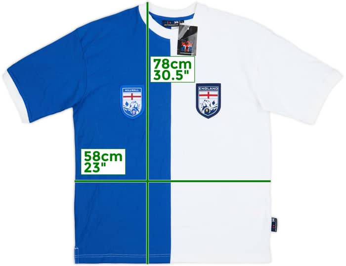 2007-08 Millwall/England Cotton Tee (L)