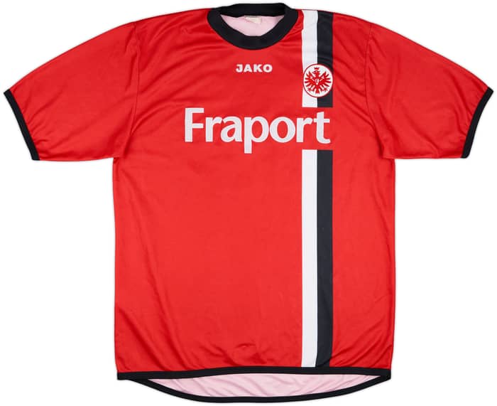2005-06 Eintracht Frankfurt Match Issue Squad Signed Home Shirt #18