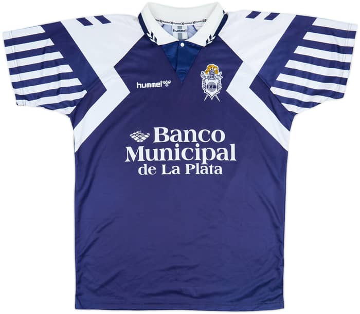 1996-97 Gimnasia y Esgrima La Plata Away Shirt - 9/10 - (L)