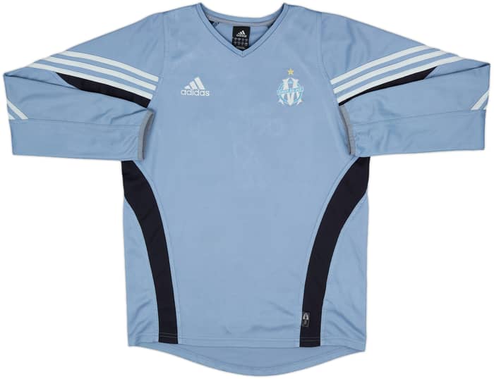 2003-04 Olympique Marseille adidas Training L/S Shirt - 7/10 - (S)