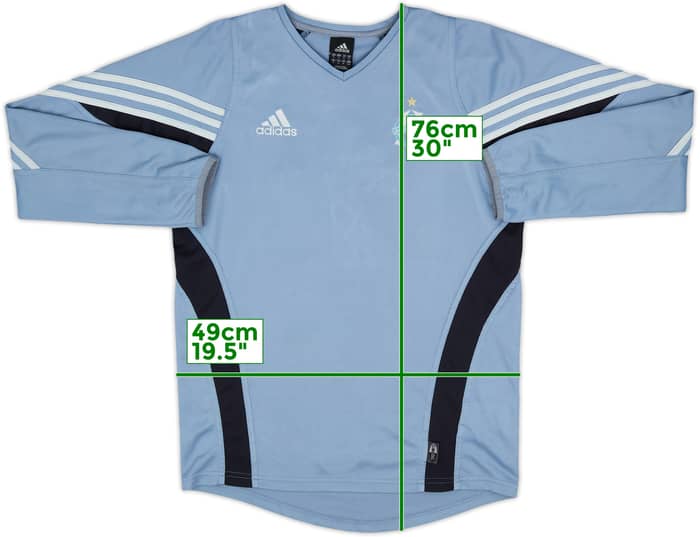 2003-04 Olympique Marseille adidas Training L/S Shirt - 7/10 - (S)