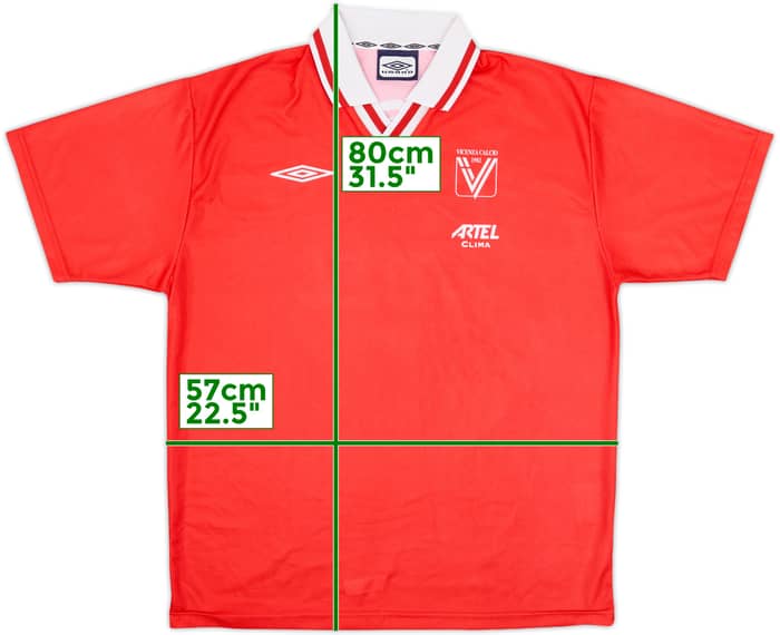 2000-01 Vicenza Umbro Training Shirt - 9/10 - (L)