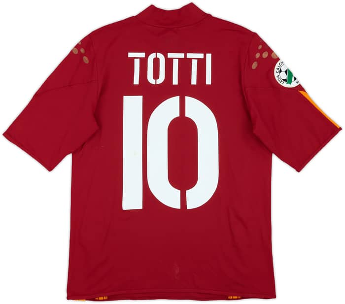 2004-05 Roma Home Shirt Totti #10 - 5/10 - (M)