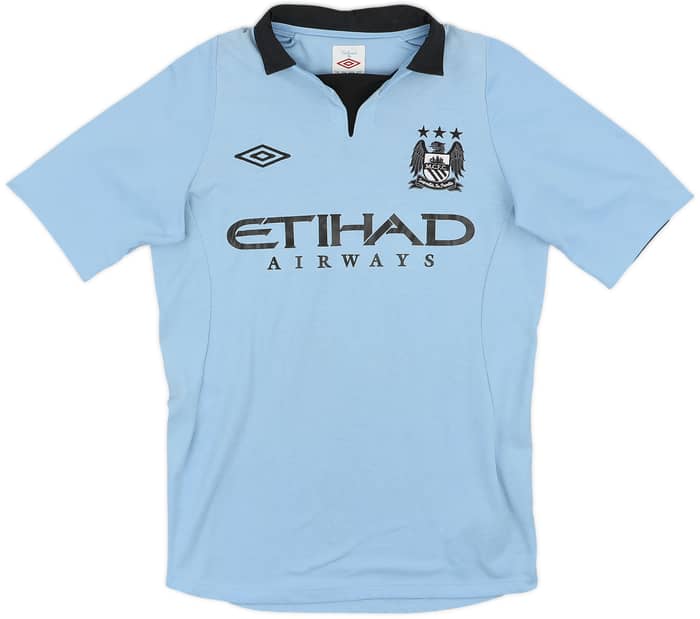 2012-13 Manchester City Home Shirt Kun Aguero #16 - 4/10 - (S)