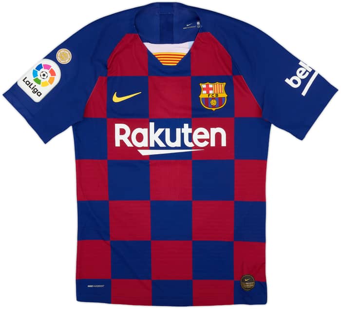 2019-20 Barcelona Authentic Home Shirt Messi #10 - 9/10 - (S)