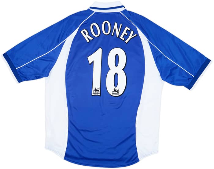 2000-02 Everton Home Shirt Rooney #18 - 7/10 - (XXL)