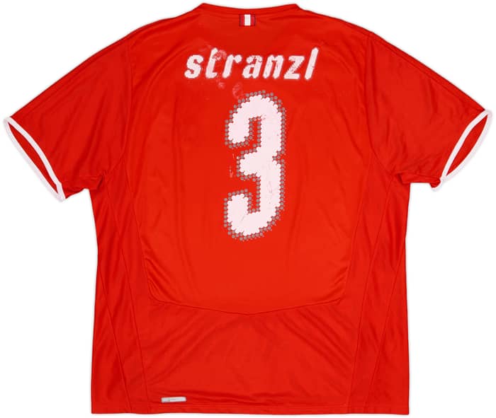 2008-09 Austria Home Shirt Stranzl #3 - 5/10 - (XL)