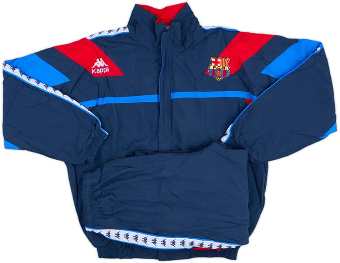 1992-95 Barcelona Kappa Tracksuit - 8/10 - (XL)