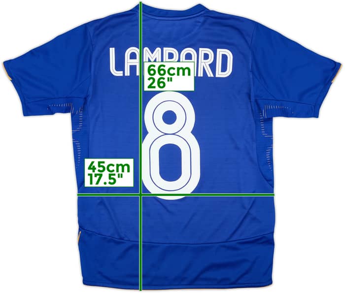 2005-06 Chelsea Centenary Home Shirt Lampard #8 - 10/10 - (XL.Boys)