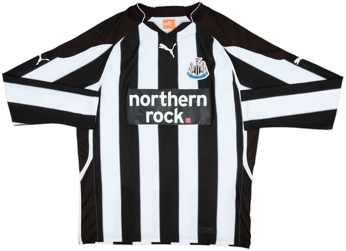 2010-11 Newcastle Home L/S Shirt Carroll #9 - 8/10 - (L)