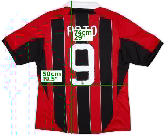 2012-13 AC Milan Home Shirt Pato #9 (L)