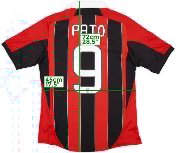 2012-13 AC Milan Home Shirt Pato #9 (M)
